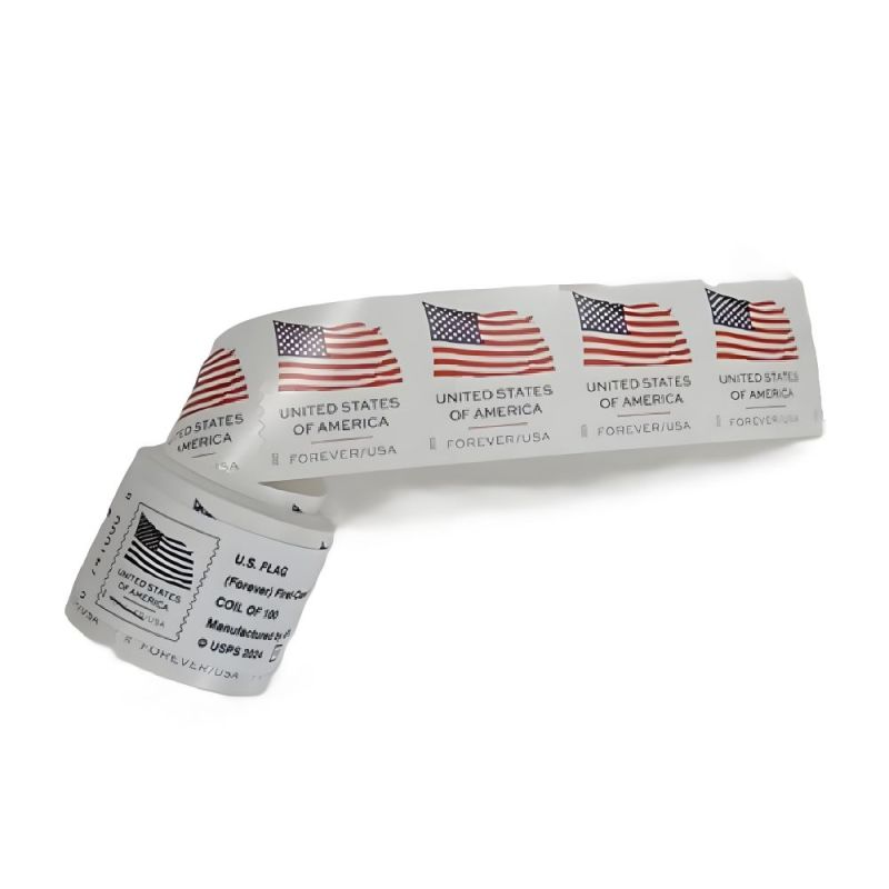 Flag 2025 Roll - 1 Roll / 100 Pcs