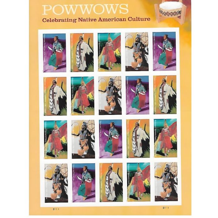 Powwows 2025 - 5 Sheets / 100 Pcs