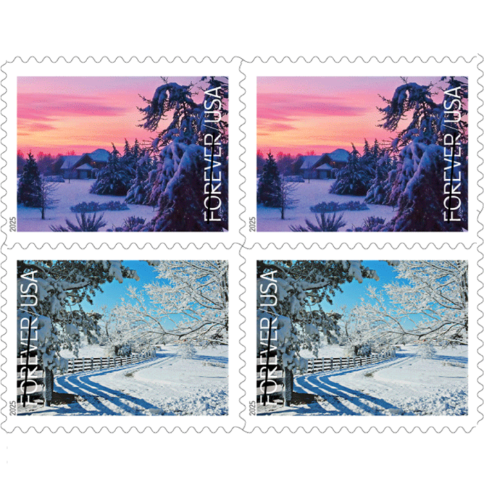 Winter Landscapes - 5 Booklets / 100 Pcs