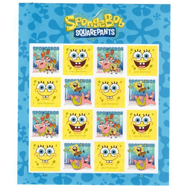 SpongeBob SquarePants - 5 Sheets / 80 Pcs