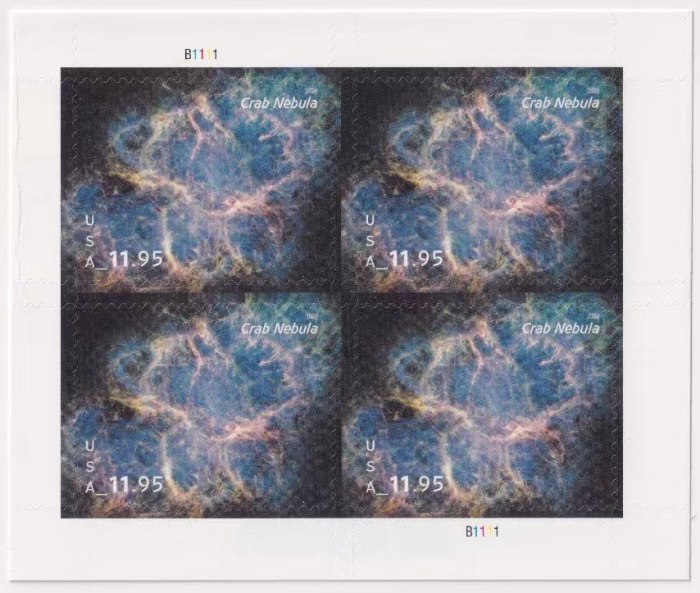 Crab Nebula Priority 2026 - 5 Sheet / 20 Pcs
