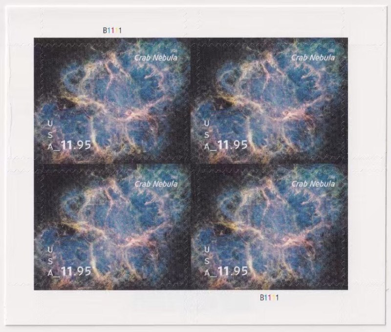 Crab Nebula Priority 2026 - 5 Sheet / 20 Pcs