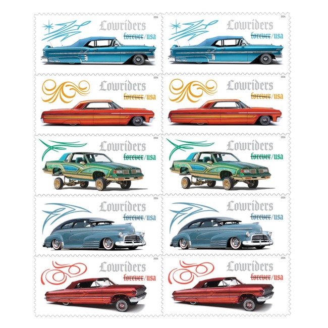Lowrider 2026 - 5 Sheets / 75 Pcs
