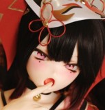 MOZU DOLL モズドール148cm Cカップ 星火ちゃん（花火コス） シリコン製頭部 ビニール製頭部 TPE製ボディ 肌色＆眼球色＆メイク＆ウィッグ＆衣装は宣材写真と同じ