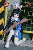 MOZU DOLL 85cm Aカップ DQrabbit ミユコス  ソフトビニール製頭部 TPE製ボディ 肌色＆眼球色＆メイク＆ウィッグ＆衣装は宣材写真と同じ 6kg