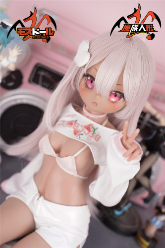 MOZU DOLL 魔族人形フィギュア 65cm 小黑（Kuro）ちゃん 6KG ソフトビニール製頭部 シリコン製ボディ宣材写真と同じ 着せ替え人形 ミニラブドール