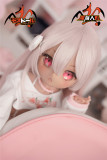 MOZU DOLL 魔族人形フィギュア 65cm 小黑（Kuro）ちゃん 6KG ソフトビニール製頭部 シリコン製ボディ宣材写真と同じ 着せ替え人形 ミニラブドール