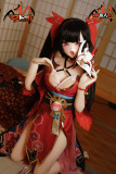 MOZU DOLL モズドール148cm Cカップ 星火ちゃん（花火コス） シリコン製頭部 ビニール製頭部 TPE製ボディ 肌色＆眼球色＆メイク＆ウィッグ＆衣装は宣材写真と同じ