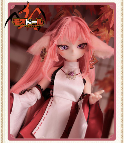 Mozu Doll モズドール 予約商品 Aカップ 神子 ソフトビニール製頭部 TPE製ボディ 肌色＆眼球色＆メイク＆ウィッグ＆衣装は宣材写真と同じ 6kg