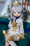 MOZU DOLL 派蒙(パイモン)ちゃん  85cm ソフトビニール製頭部 TPE製/シリコンボディ選択可能 ドール 宣伝画像と同じ制服も付属