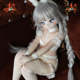 MOZU DOLL 85㎝ヘッド用ウィッグ　白兎
