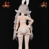 MOZU DOLL 85㎝ヘッド用ウィッグ　白兎