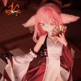 MOZU DOLL 85㎝ヘッド用ウィッグ　 狐（kitune）ちゃん