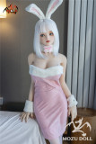 MOZU Doll 魔族人形フィギュア 145cm Dカップ 邦尼ちゃん 体重25kg 肌色＆眼球色＆メイク＆ウィッグ＆衣装は宣材写真と同じ TPE製ラブドール