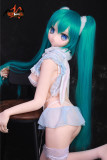 MOZU DOLL 魔族人形フィギュア 145cm Bカップ 小音ちゃん 体重25kg 肌色＆眼球色＆メイク＆ウィッグ＆衣装は宣材写真と同じ TPE製ラブドール