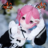 魔族人形MOZU DOLL 85㎝ヘッド用ウィッグ　 Ramちゃん