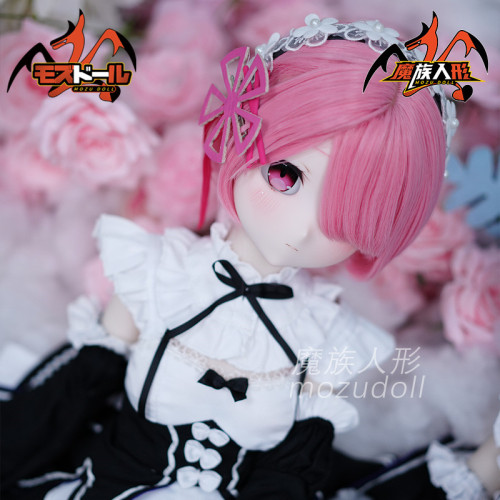 魔族人形MOZU DOLL 85㎝ヘッド用ウィッグ　 Ramちゃん
