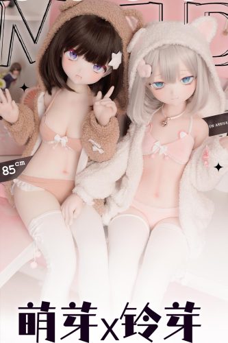 萌芽×鈴芽 魔族人形85CM美少女フィギュア - 可愛いルームウェアセット！