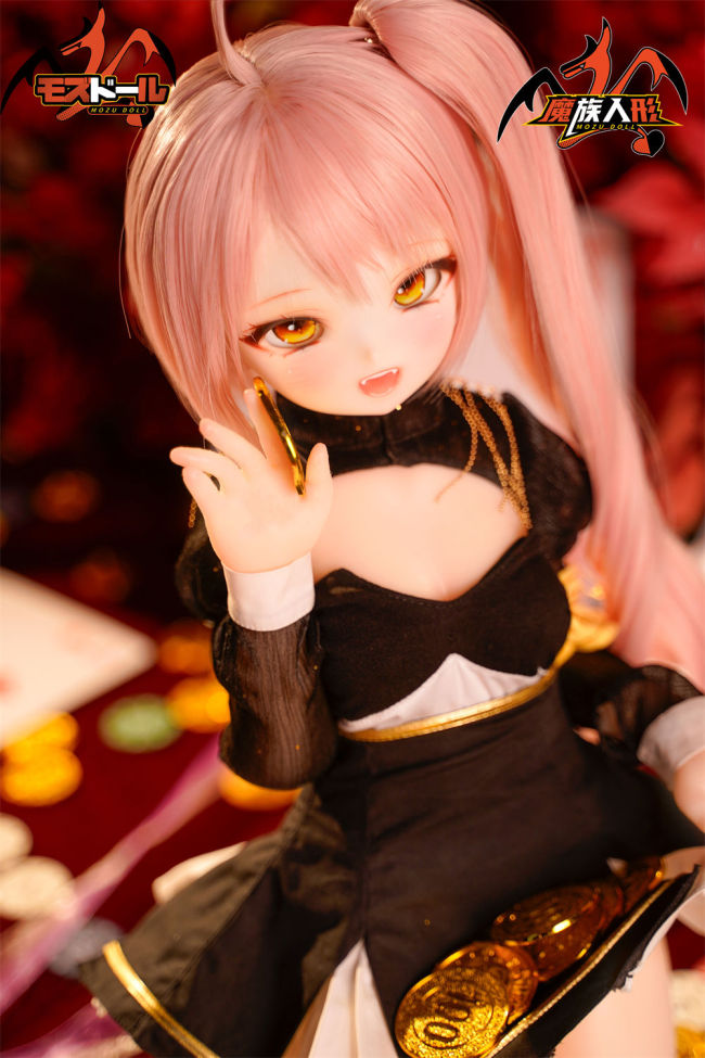 MOZU DOLL 魔族人形フィギュア 65cm 琥珀ちゃん 6KG ソフトビニール製頭部 シリコン製ボディ宣材写真と同じ 着せ替え人形 ミニラブドール