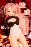 MOZU DOLL 魔族人形フィギュア 65cm 琥珀ちゃん 6KG ソフトビニール製頭部 シリコン製ボディ宣材写真と同じ 着せ替え人形 ミニラブドール