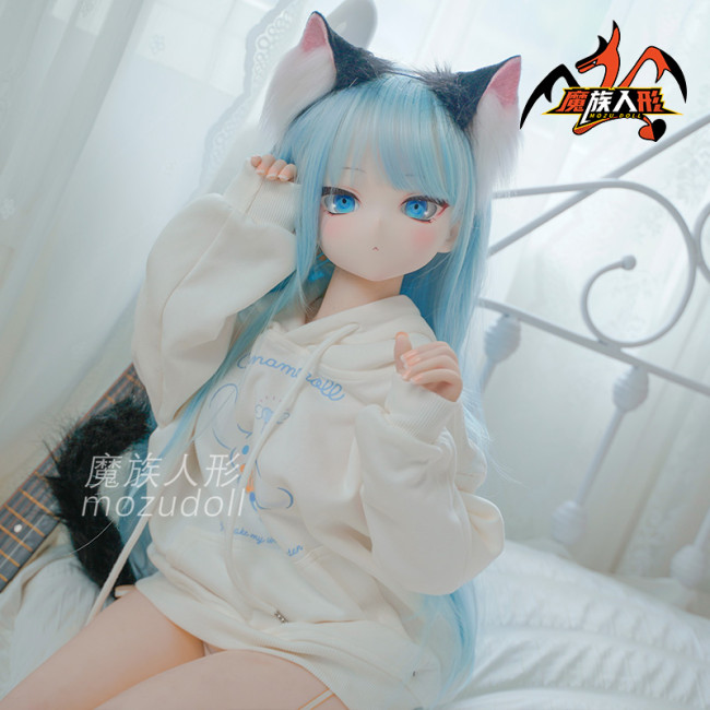 魔族人形MOZU DOLL 115㎝ヘッド用ウィッグ 薄荷ちゃん