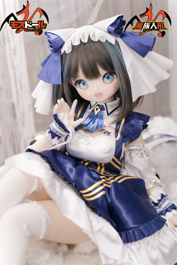 MOZU DOLL 猫猫ちゃん コスプレ85cm ソフトビニール製頭部 シリコン製/シリコンボディ選択可能 ドール 宣伝画像と同じ制服も付属