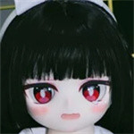 MOZU DOLL 85cm Aカップ DQrabbit ミユコス  ソフトビニール製頭部 TPE製ボディ 肌色＆眼球色＆メイク＆ウィッグ＆衣装は宣材写真と同じ 6kg