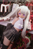 MOZU DOLL 小七ちゃん  85cm小胸 6kg 日焼け肌 ソフトビニール製頭部 TPE製/シリコンボディ選択可能 ドール 宣伝画像と同じ制服も付属