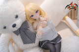 MOZU DOLL 亚美ちゃん 85cm小胸 6kg ソフトビニール製頭部 TPE製/シリコンボディ選択可能 ドール 宣伝画像と同じ制服も付属