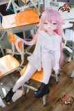 MOZU DOLL 魔族人形フィギュア 130cm 星叶ちゃん ソフトビニール製頭部 TPE製ボディ宣材写真と同じ 着せ替え人形 ラブドール【新品キャンペーン 一つ硬めビニールヘッド+一つ軟性tpeヘッド】