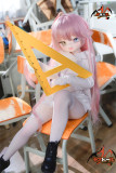 MOZU DOLL 魔族人形フィギュア 130cm 星叶ちゃん ソフトビニール製頭部 TPE製ボディ宣材写真と同じ 着せ替え人形 ラブドール【新品キャンペーン 一つ硬めビニールヘッド+一つ軟性tpeヘッド】