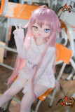 MOZU DOLL 魔族人形フィギュア 130cm 星叶ちゃん ソフトビニール製頭部 TPE製ボディ宣材写真と同じ 着せ替え人形 ラブドール【新品キャンペーン 一つ硬めビニールヘッド+一つ軟性tpeヘッド】