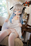 MOZU DOLL 魔族人形フィギュア 141cm 蓝莓ちゃん ソフトビニール製頭部 TPE製ボディ宣材写真と同じ 着せ替え人形 ラブドール