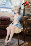 MOZU DOLL 魔族人形フィギュア 141cm 蓝莓ちゃん ソフトビニール製頭部 TPE製ボディ宣材写真と同じ 着せ替え人形 ラブドール
