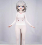 MOZU DOLL 小吉ちゃん 85cm小胸 6kg 無口 SRシリーズ ソフトビニール製頭部 TPE製/シリコンボディ選択可能ラブドール 宣伝画像と同じ制服も付属