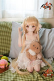 MOZU DOLL 小吉ちゃん 85cm小胸 6kg 無口 SRシリーズ ソフトビニール製頭部 TPE製/シリコンボディ選択可能ラブドール 宣伝画像と同じ制服も付属
