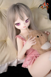 MOZU DOLL【A級】奈奈ちゃん 85cm小胸 6kg ソフトビニール製頭部 TPE製/シリコンボディ選択可能ラブドール 宣伝画像と同じ制服も付属