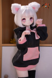 MOZU DOLL【A級】魔族人形フィギュア 65cm 小喵ちゃん 6KG ソフトビニール製頭部 シリコン製ボディ宣材写真と同じ 着せ替え人形 ミニラブドール