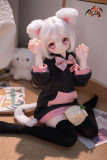 MOZU DOLL【A級】魔族人形フィギュア 65cm 小喵ちゃん 6KG ソフトビニール製頭部 シリコン製ボディ宣材写真と同じ 着せ替え人形 ミニラブドール