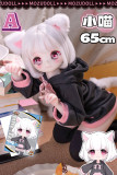 MOZU DOLL【A級】魔族人形フィギュア 65cm 小喵ちゃん 6KG ソフトビニール製頭部 シリコン製ボディ宣材写真と同じ 着せ替え人形 ミニラブドール