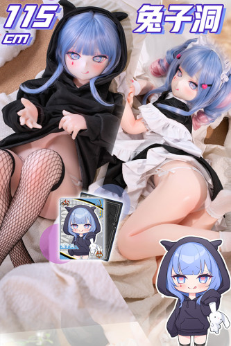 MOZU DOLL 【A級】魔族人形フィギュア 121cm 兔子洞ちゃん 大胸 ソフトビニール製頭部 TPE製ボディ ハート目 パーカー 宣材写真と同じ 着せ替え人形 ラブドール