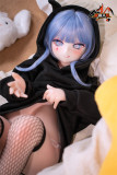 MOZU DOLL 【A級】魔族人形フィギュア 121cm 兔子洞ちゃん 大胸 ソフトビニール製頭部 TPE製ボディ ハート目 パーカー 宣材写真と同じ 着せ替え人形 ラブドール