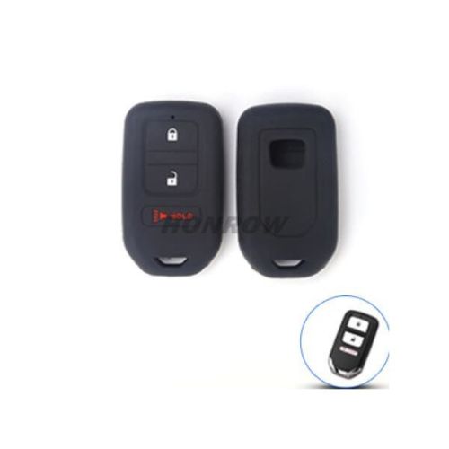 For Honda 3 button silicon case black color