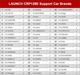 LAUNCH  CRP129E OBD2 Car Scanner ENG ABS SRS AT Diagnostic tool EPB Oil SAS ETS TMPS Reset functions