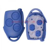 For AfterMarket Ford Transit blue  3 button remote key with  433MHz ASK 4D63 CHIP black pcb board FCCID:6C1T 15K601 AG