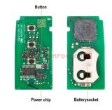 AUTEL IKEYTY8A3BL 3 Buttons 315/433MHz Smart Key Used with KM100 KM100E IM508 IM608 PRO