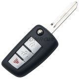 For Nis 2+1 button remote key blank
