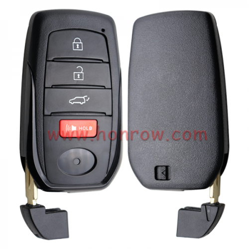 For Toy 3+1 button smart remote key blank