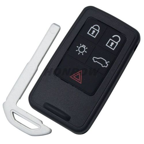 For Vol 5 button remote key shell with 2 parts battery clamp