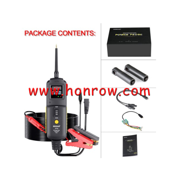 GODIAG GT101 PIRT Power Probe DC 6-40V Vehicles Electrical System Diagnosis/ Fuel Injector Cleaning and Testing